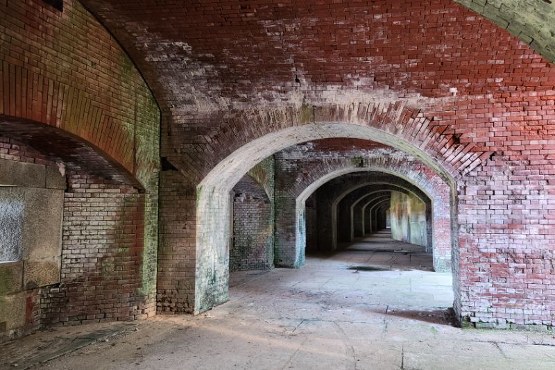 Inside the Casemates