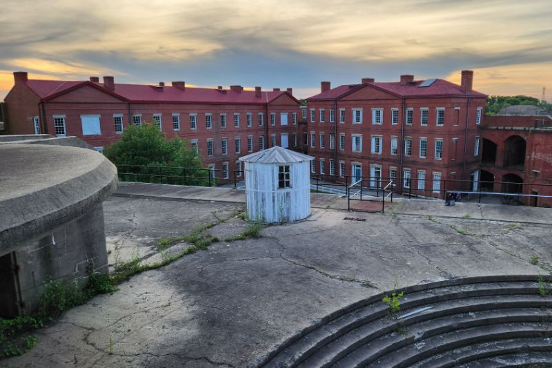 Photo taken atop the Fort